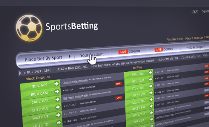 sports betting account